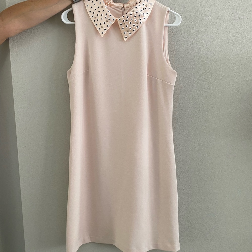 Betsey Johnson A Line Embellished collar dress